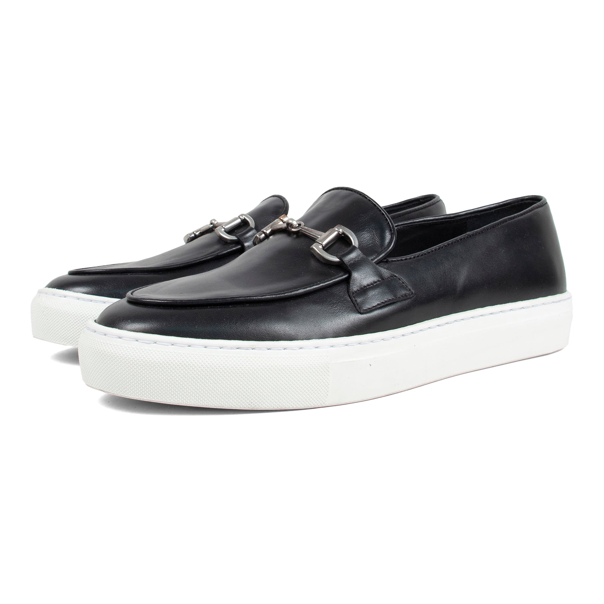 Georgetown V2 Sample Buckle Slip-On Black - Mens UK 7